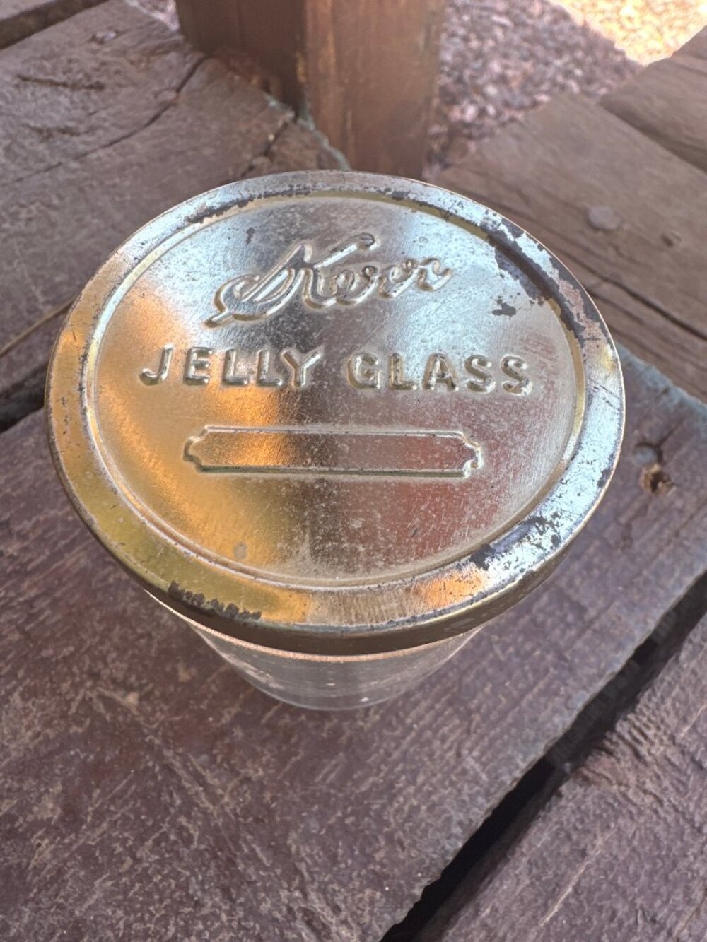 Kerr Vintage Jelly Glass with Lid